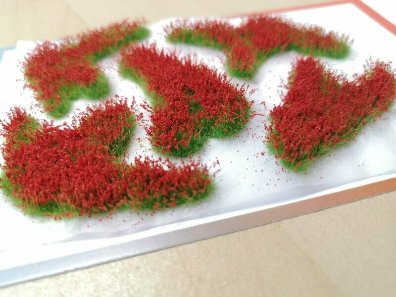 Large Flower Patches 6mm - Poppy