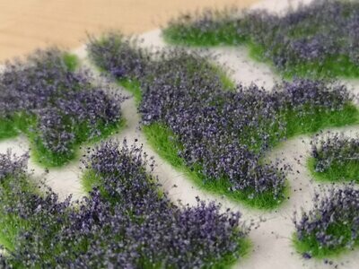 Large Flower Patches 6mm - Lavender