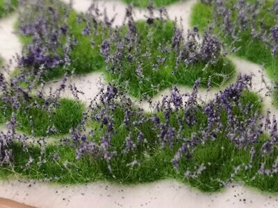 Large Flower Patches 10mm - Lavender