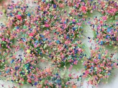 Flower Tufts - Neon Mix