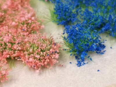 Small Flower Tufts - Mixed colours