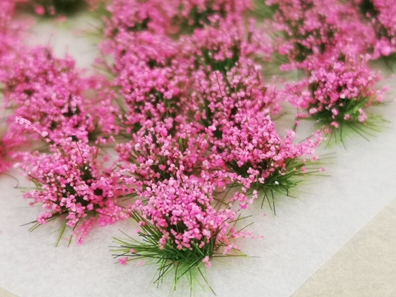 Small Flower Tufts, Flower Colour: Neon Pink