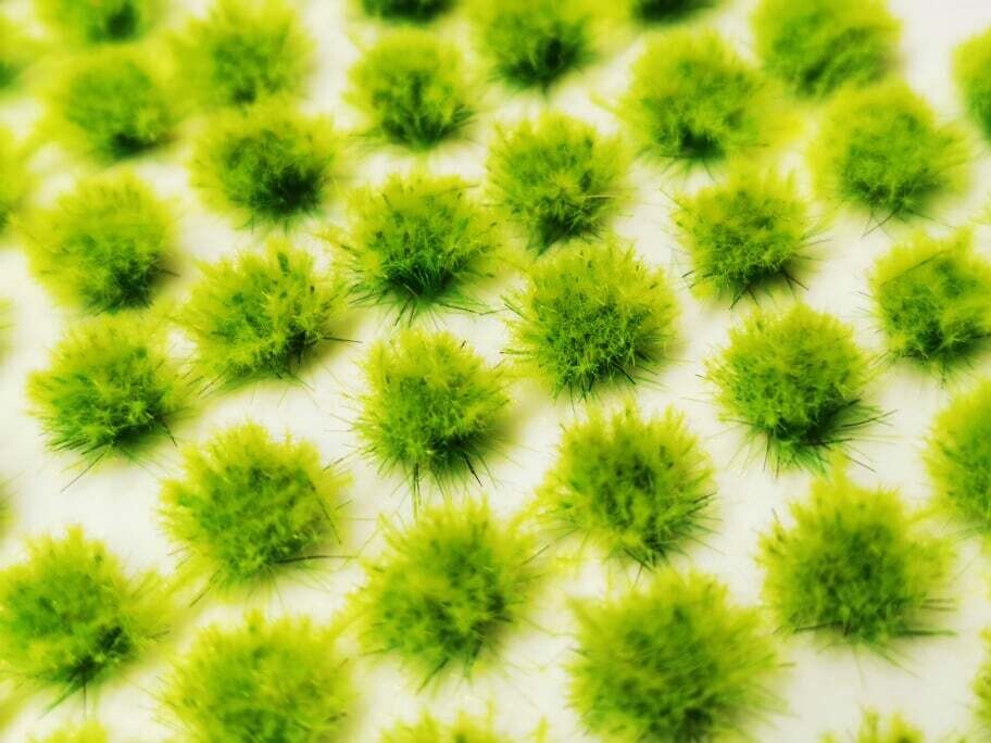Fuzzy Tufts - Neon Yellow 4mm