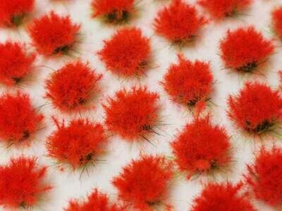 Fuzzy Tufts - Neon Red 4mm