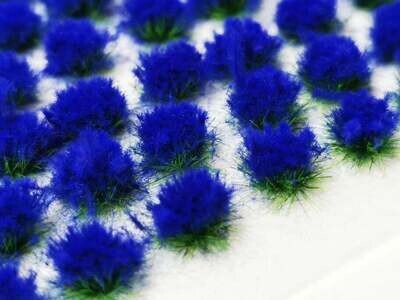 Fuzzy Tufts - Neon Blue 4mm