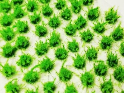 Fuzzy Tufts - Neon Green 6mm