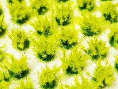 Fuzzy Tufts - Neon Yellow 6mm