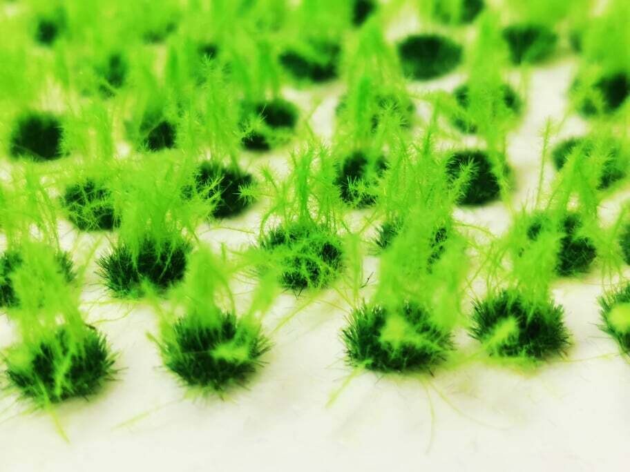 Fuzzy Tufts - Neon Green 10mm