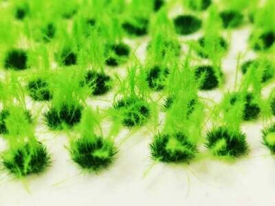 Fuzzy Tufts - Neon Green 10mm