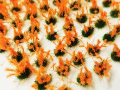 Fuzzy Tufts - Neon Orange 10mm