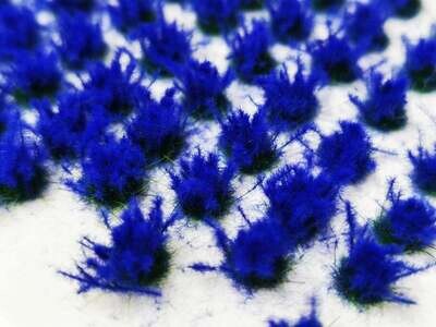 Fuzzy Tufts - Neon Blue 6mm