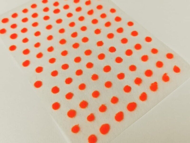 Neon Orange 1mm, Style: Standard Sheet