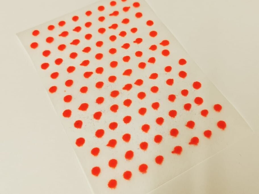 Neon Red 1mm, Style: Standard Sheet