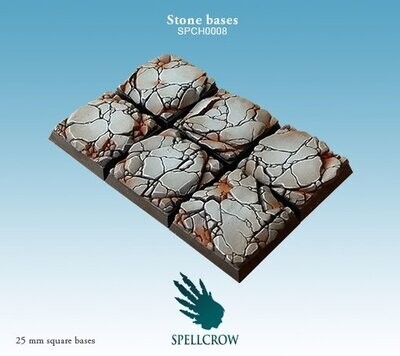 Stone Bases - 25mm Square