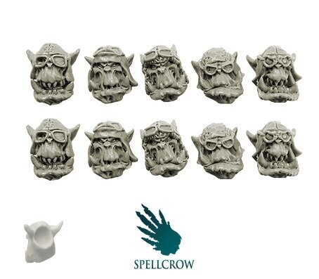 Orcs Storm Flying Squadron Heads v.1