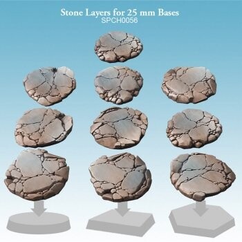 Stone Layers for 25 mm Bases