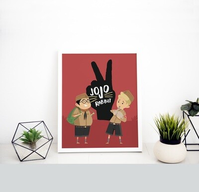 Lámina Jojo Rabbit