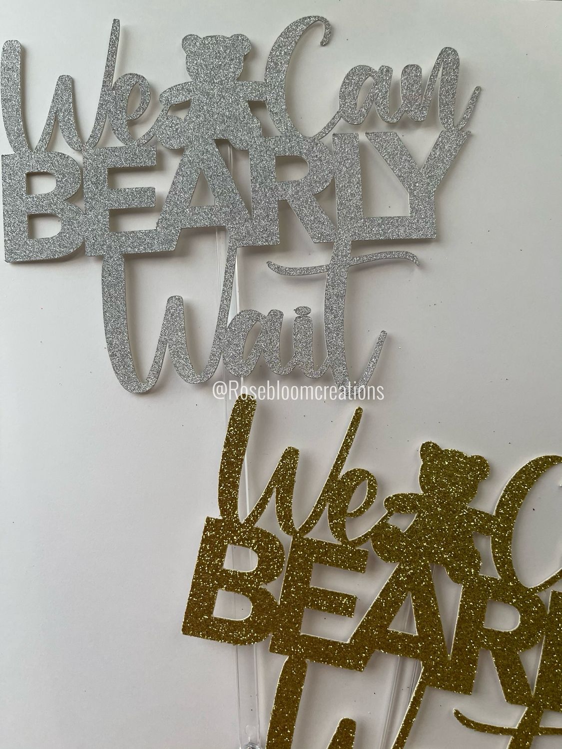 We Can Bearly Wait Topper