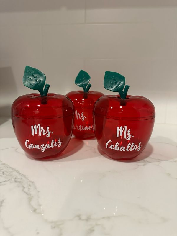 Personalized Apple Container
