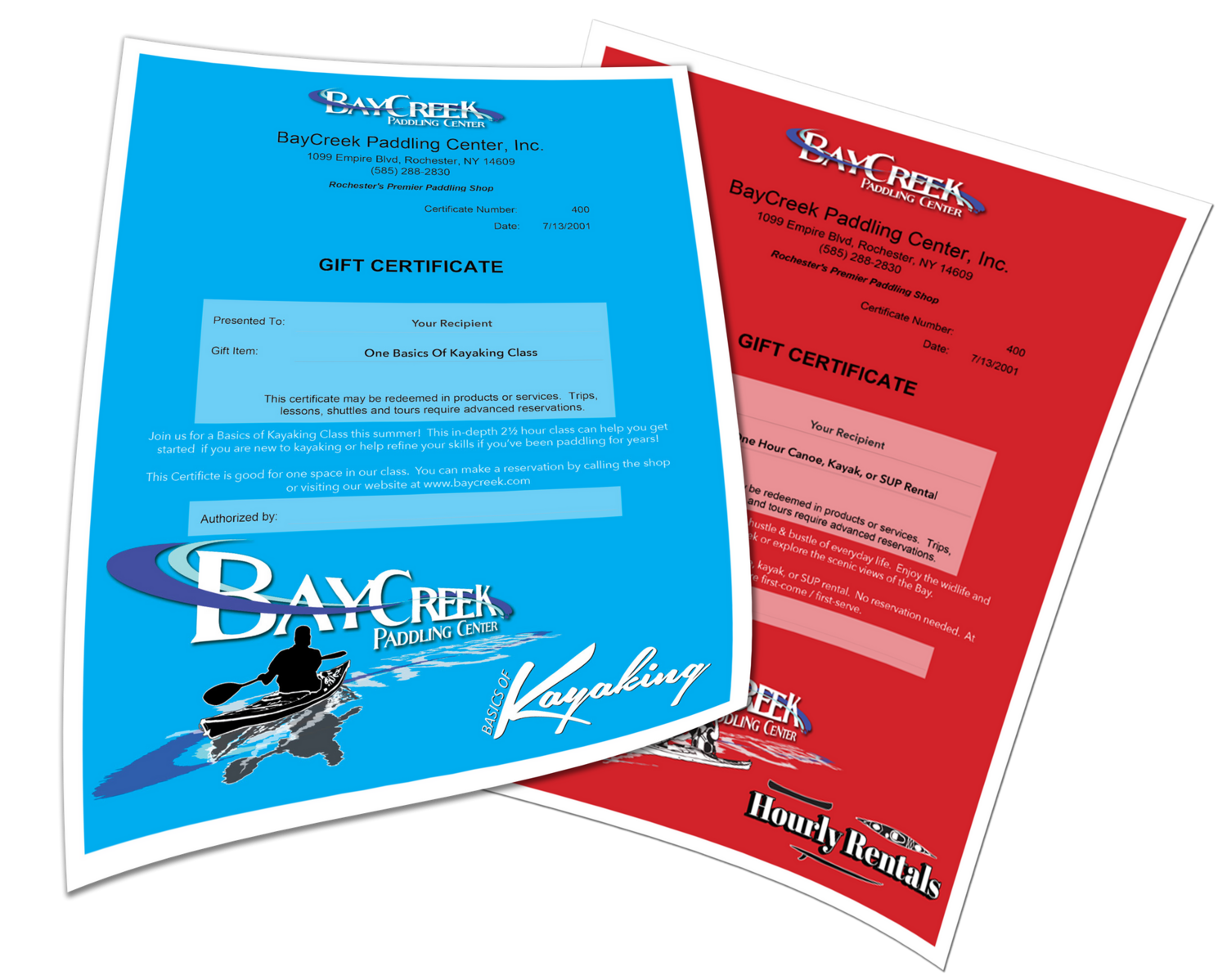 Essentials of Kayaking Class Gift Certificate - Holiday Special