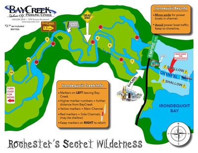 Irondequoit Creek Map