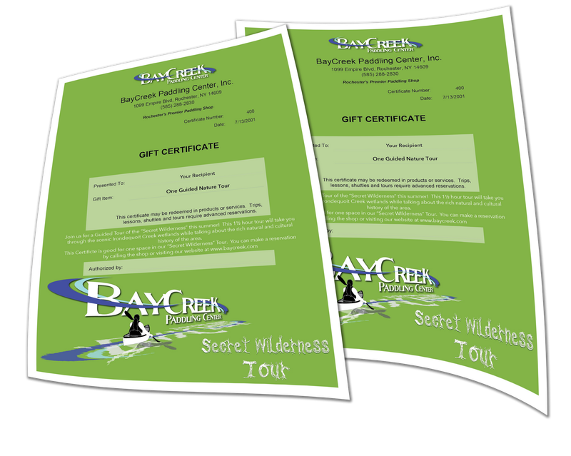 The "Secret Wilderness" Guided Nature Tour Gift Certificate - BOGO Holiday Special