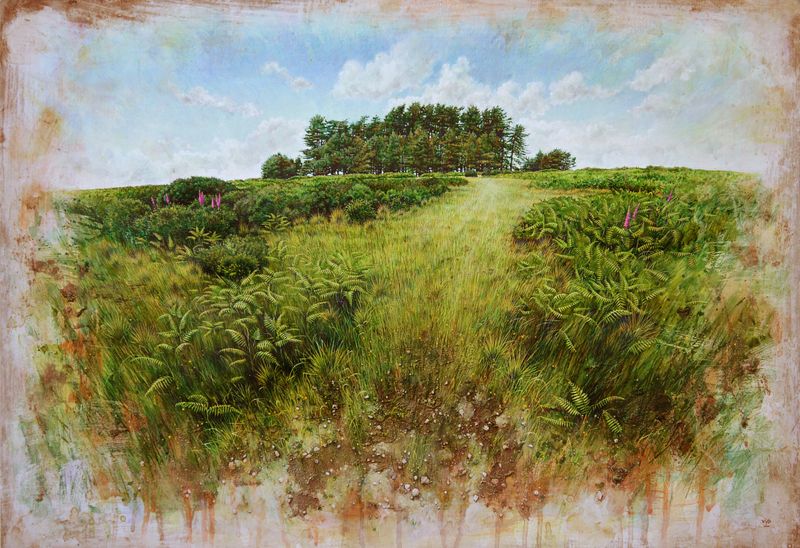 PRINT - Foxgloves at May Hill
