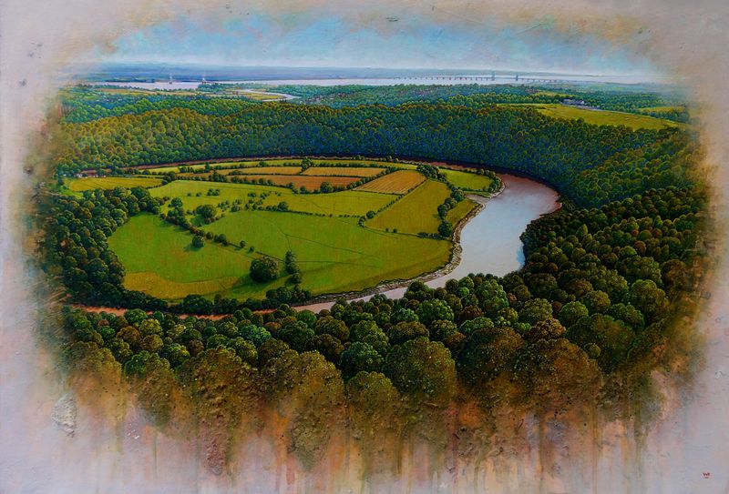 PRINT : Two Rivers (Eagles Nest viewpoint)