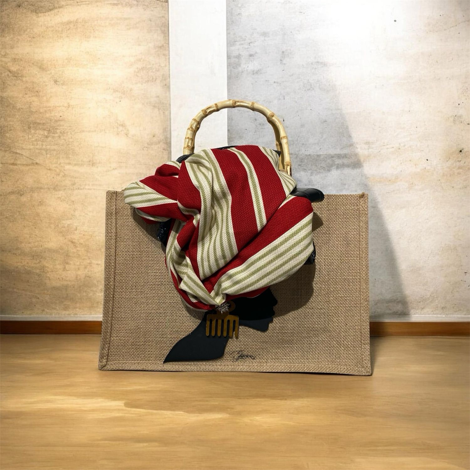 Audacity Burlap Totes