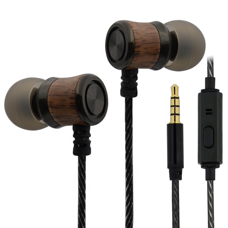 Naija Woodshop Earphones