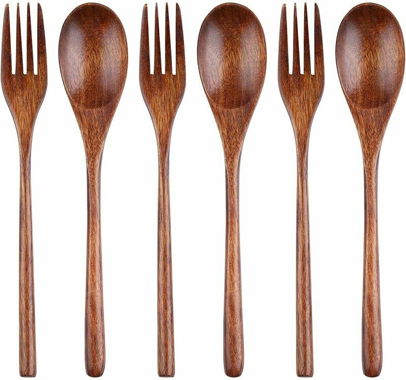 NWS Wooden Spoons &amp; Forks (Set of 3)