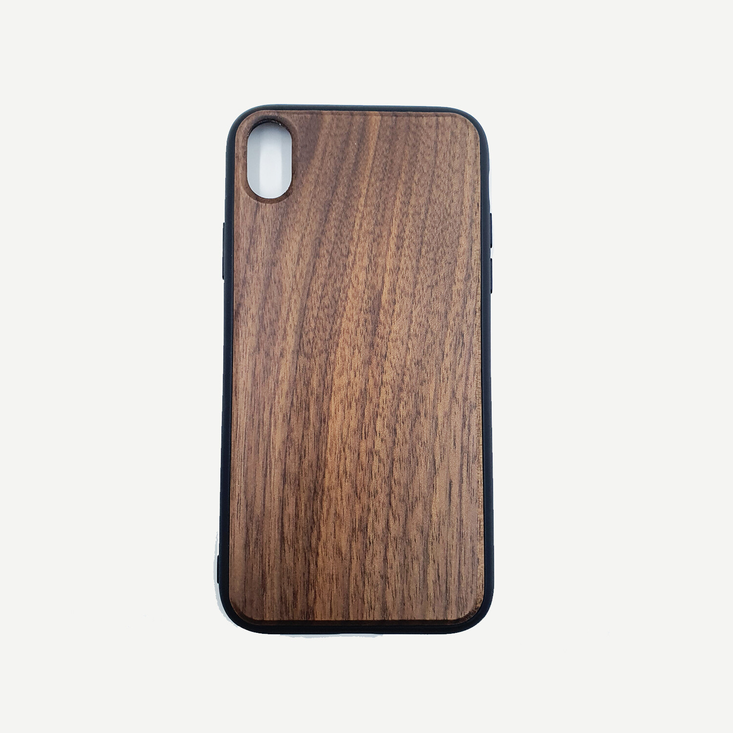 Plain Walnut Phone Case, Phone Models: Iphone XR