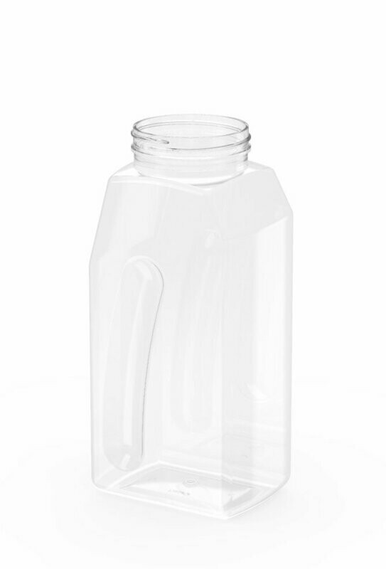 PET & rPET Oblong Jar, 32 Ounce, Neck Finish 53mm
