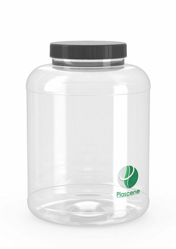 PET & rPET Round Gallon Jar, 256 Ounce, Neck Finish 120mm
