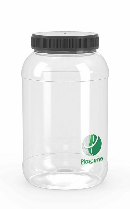 PET & rPET Round Gallon Container, 128 Ounce,  Neck Finish 110mm