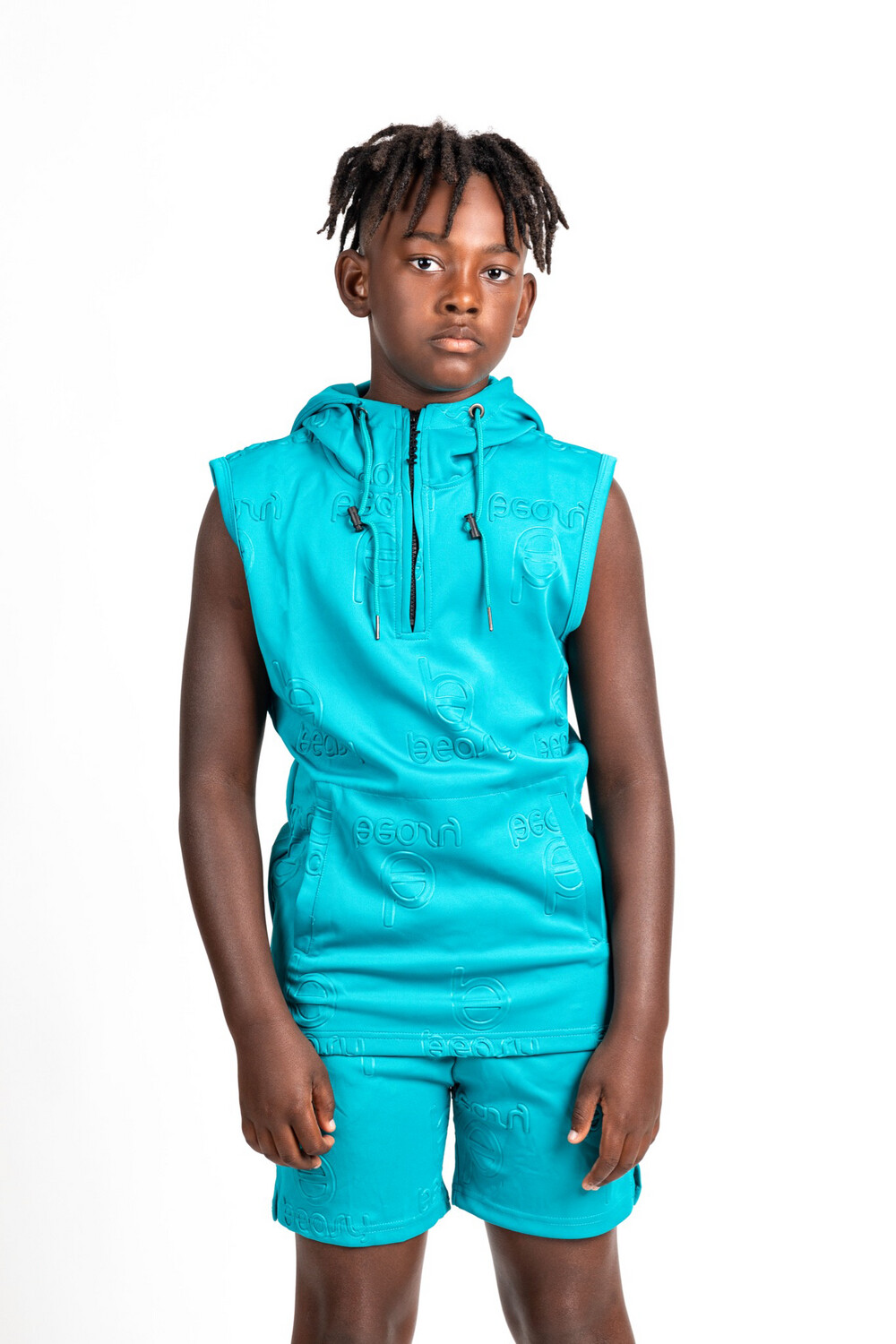 YOUTH UNI-SEX SLEEVELESS HOODIE