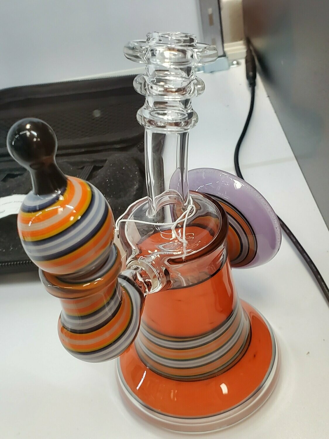 ADAM DRIVER 14MM DISC RIG IN HOT SAUCE AND WYSTERIA