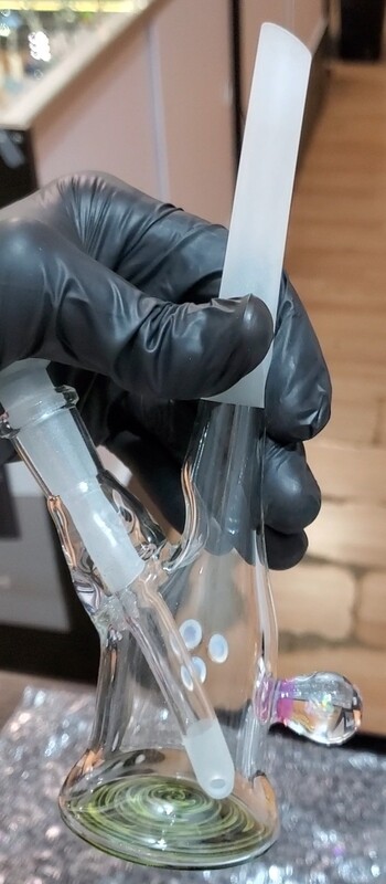 @infiniteglass Frosted Sake Bottle