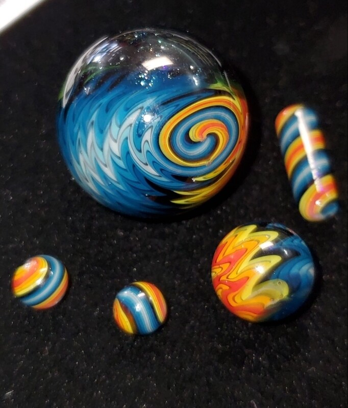 Cajun Glass 5 piece UV slurper set