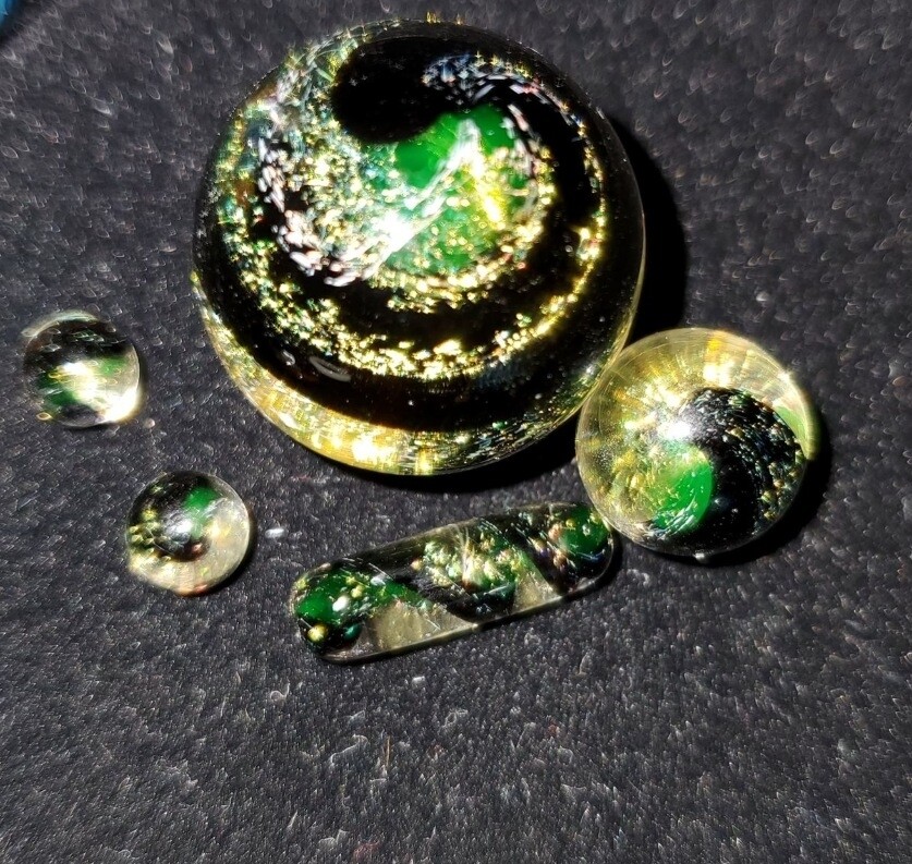 Cajun Glass 5 piece UV slurper set