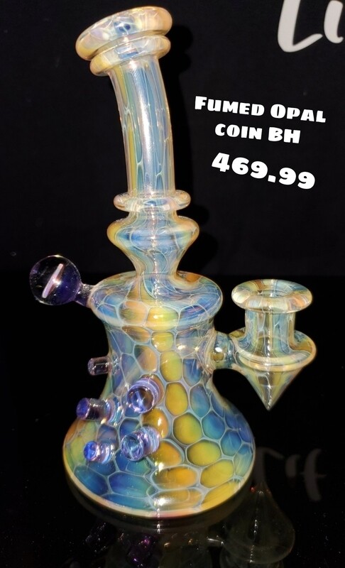 Jakers glass Fumed Opal Coin Banger Hanger