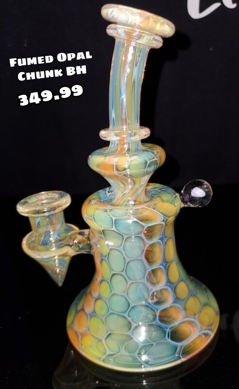 Jakers glass Fumed Opal Chunk Banger Hanger