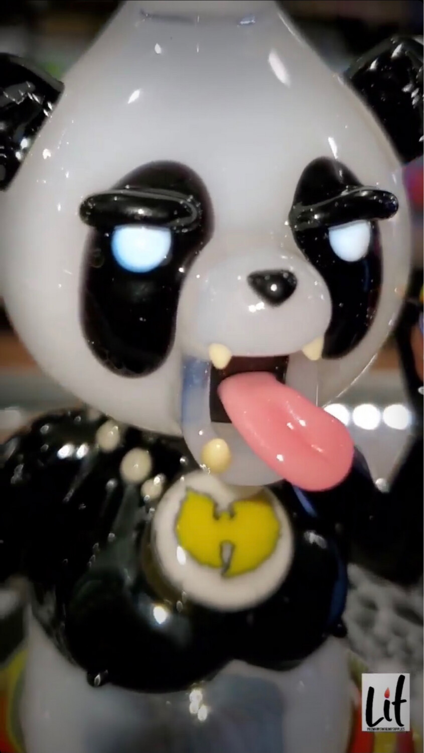 Hendyglass x Dominoglass Panda Buddha