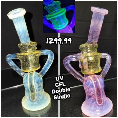 Wolfe Glass Recycler Double Single Gill Drain