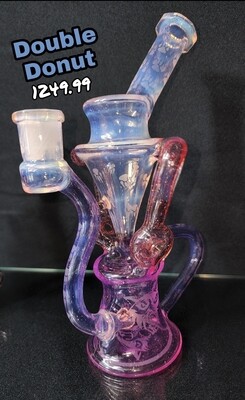 Wolfe Glass Recycler Double Donut Floater