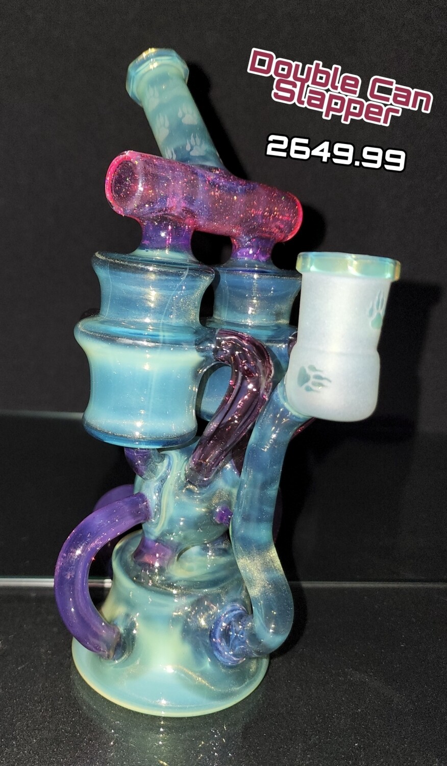 Wolfe Glass Double Can Slapper