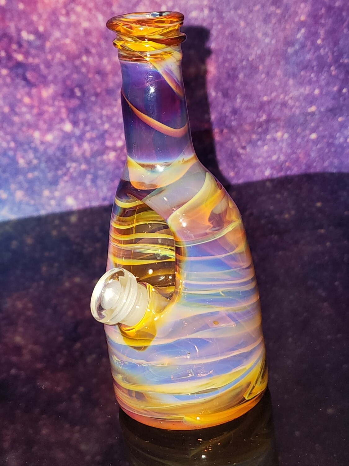 COSTAGLASS Fully worked Sake bottle