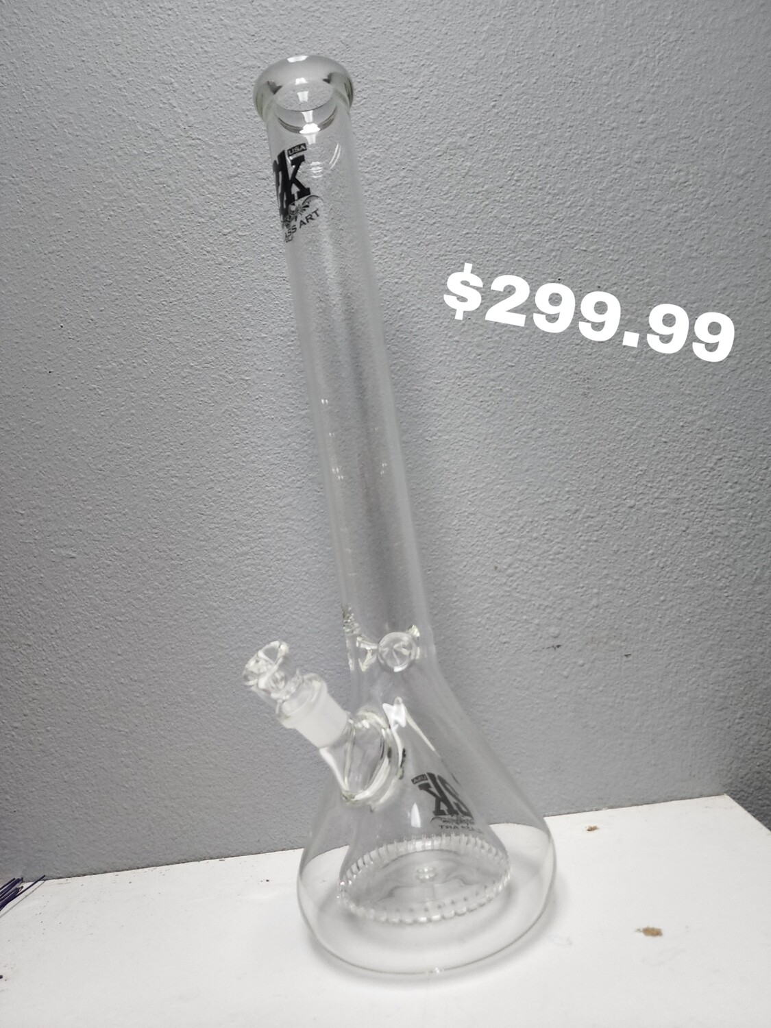 2k Glassart Clear Collins Perc Beaker