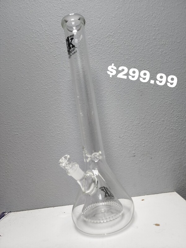 2k Glassart Clear Collins Perc Beaker