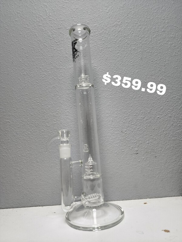 2k Glassart Clear Grid to Stem Cap